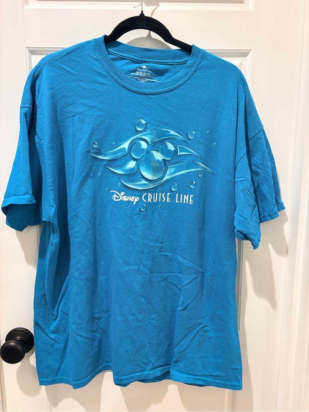 Disney Bright Turquoise Cruise Line Tee